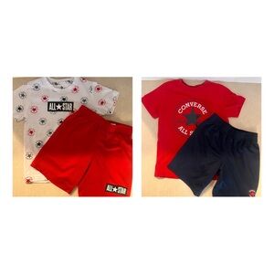 Bundle Converse shirt and shorts size 6 boys